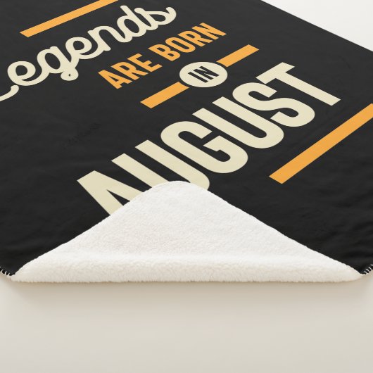 Legenden sind im August Geboren - August Geburtsta Sherpadecke (3/4)