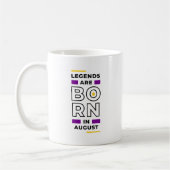 Legenden sind im August geboren Kaffeetasse (Links)