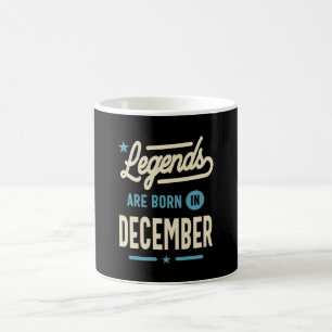 Legenden sind im Dezember - Dezember Geburtstag Ge Kaffeetasse