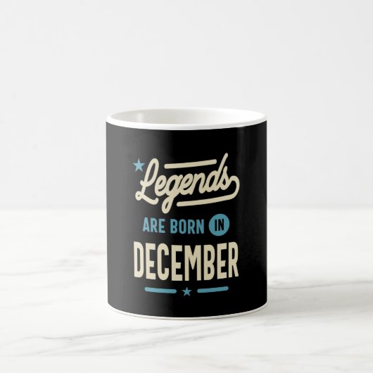 Legenden sind im Dezember - Dezember Geburtstag Ge Kaffeetasse (Mittel)