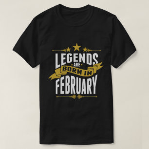 Legenden sind im Februar geboren T-Shirt