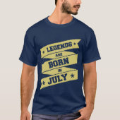 Legenden sind im Juli geboren T-Shirt (Vorderseite)