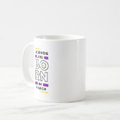 Legenden sind im März geboren Kaffeetasse (Vorderseite Links)