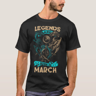 Legenden sind im März Geboren T-Shirt