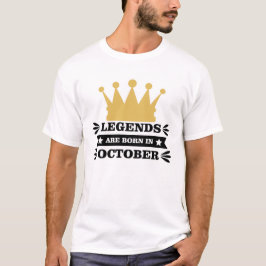Legenden sind im Oktober geboren T-Shirt