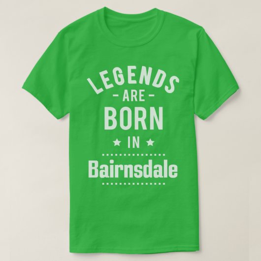 Legenden sind in Bairnsdale Geboren T-Shirt (Design vorne)
