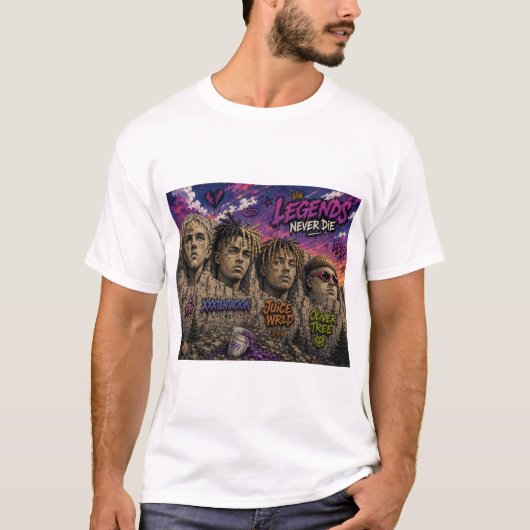 Legenden sterben nie T-Shirt (Vorderseite)