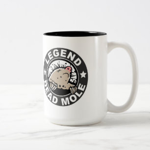 Legenden-tote Mole-Tasse Zweifarbige Tasse