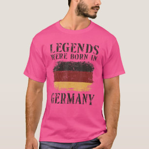 Legenden um die Vintage-Deutschlandflagge wurden i T-Shirt