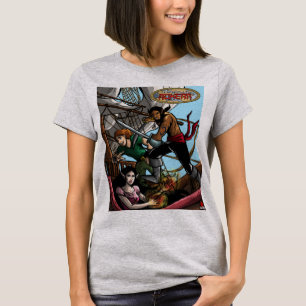Legenden von Aukera V2 Comic Design Frauengestalt  T-Shirt