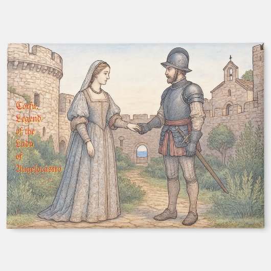 Legenden von Korfu Magnet (Vorderseite)