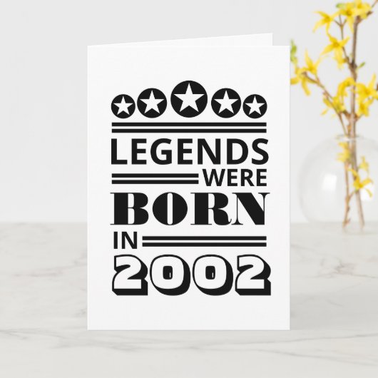 Legenden waren Geboren Karte (Gelbe Blume)