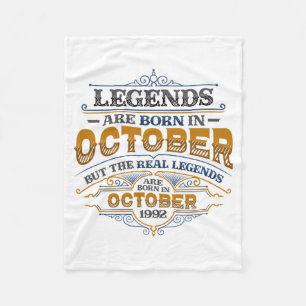 Legenden werden im Oktober 1992 Damen Geburtstag C Fleecedecke