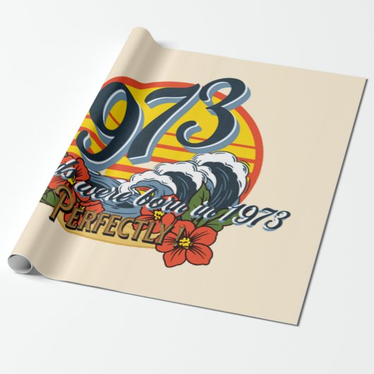 Legenden wurden 1973 geboren geschenkpapier (Ungerollt)