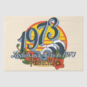 Legenden wurden 1973 geboren seidenpapier