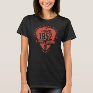 Legenden wurden im Juni 1952 geboren Gitarre 1 T-Shirt