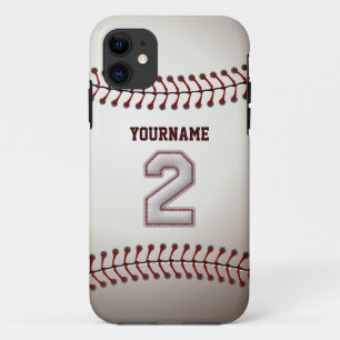 Legenden-Zahl2 Shortstop - Name-Baseball Case-Mate iPhone Hülle