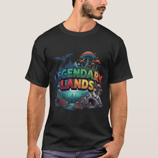 "Legendenhafte Länder." T-Shirt (Vorderseite)
