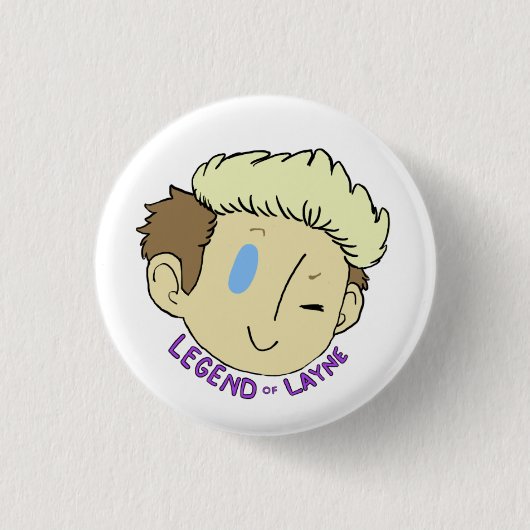 LegendOfLayne Knopf (klein) Button (Vorderseite)