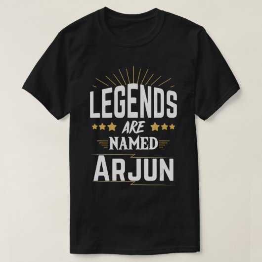 Legends Are Named Arjun T-Shirt (Design vorne)