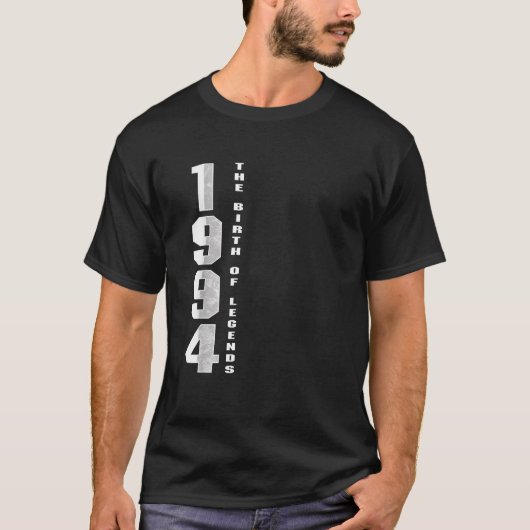Legends Birth Geburtstagsgeschenk T-Shirt (Vorderseite)