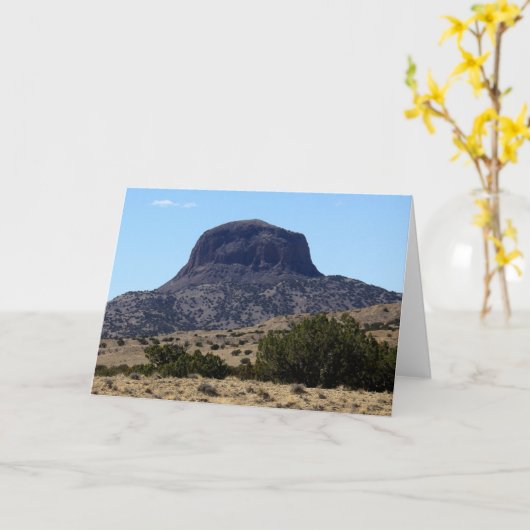 Legends of Cabezon Peak New Mexico Card Karte (Gelbe Blume)