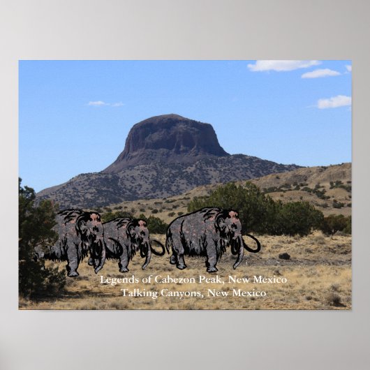 Legends of Cabezon Peak, New Mexico Poster (Vorne)
