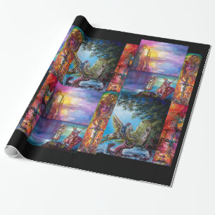 LEGENDS OF MAGIC & MYSTERY/ANGELICA AND SEA DRAGON GESCHENKPAPIER