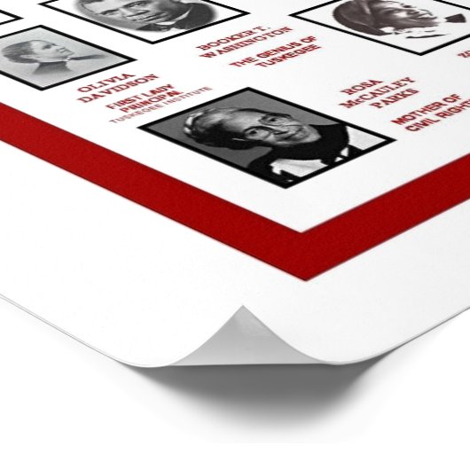 LEGENDS OF TUSKEGEE POSTER (Ecke)