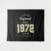 Legends seit 1972 Geburtstagsgeschenk Wandteppich (Vorderseite (Horizontal))