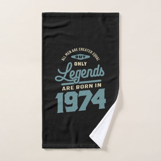 Legends seit 1974 Geburtstagsgeschenk Handtuch (Handtuch)