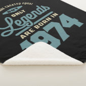 Legends seit 1974 Geburtstagsgeschenk Sherpadecke (3/4)