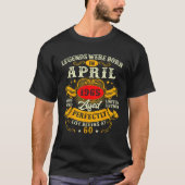 Legends since April 1965 60 Year Old 60th Birthday T-Shirt (Vorderseite)