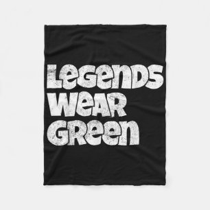 Legends tragen Green Spirit Wear Team Game Color W Fleecedecke