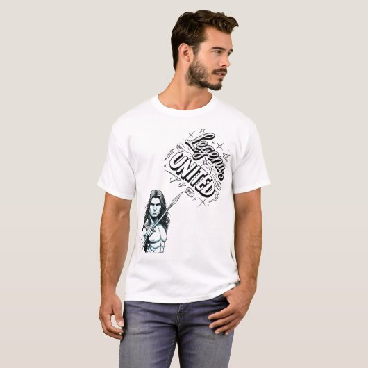 Legends United Men's Basic T - Shirt 🪖 👕 (Vorne ganz)