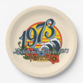 legends were born in 1973 pappteller (Vorderseite)