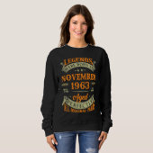Legends Were Born In November 1963 Sweatshirt (Vorne ganz)