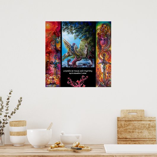 LEGENZEN FÜR MAGISCHE UND MYSTERIE 4 POSTER (Küche)