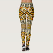 Leggin-Druck überall Leggings (Rückseite)