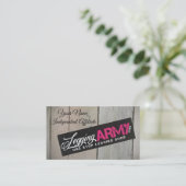 Legging Armee-Visitenkarte Visitenkarte (Stehend Vorderseite)