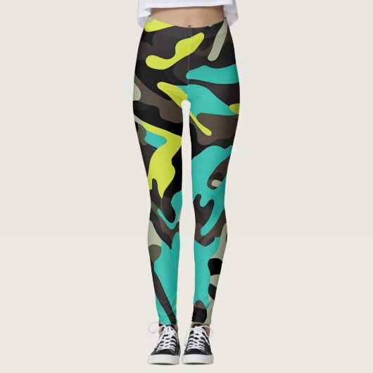 Legging Camo ideal para yoga o el gimnasio Leggings (Vorderseite)