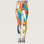 Legging Dogs Picasso Leggings (Vorderseite)