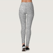 Legging Druckstrumpfhosen des Imitats funkelnd Leggings (Rückseite)
