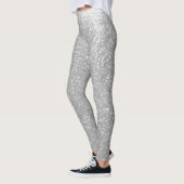 Legging Druckstrumpfhosen des Imitats funkelnd Leggings (Links)