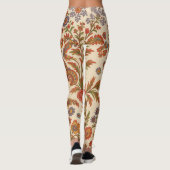legging  Flores de Zínnia em artes Leggings (Rückseite)