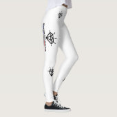 Legging Frau Diamant Detailing PATRIOTE Leggings (Rechts)