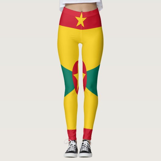 Legging Grenada-Flagge Leggings (Vorderseite)