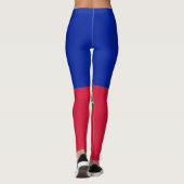 Legging Haiti-Flagge Leggings (Rückseite)