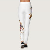 Legging Key and Flowers Leggings (Rückseite)