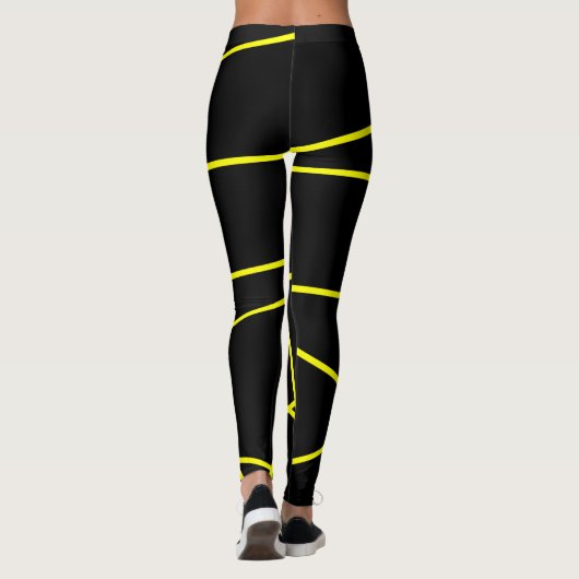 Legging Linhas Amarelas Leggings (Rückseite)